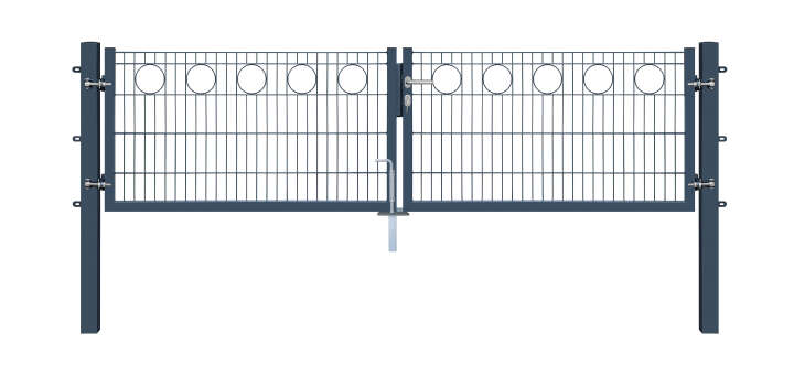 Gartentor Ring 2-flügelig